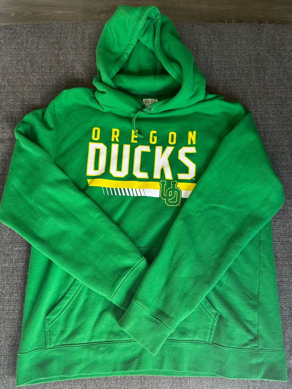 Oregon Ducks Green Hoodie with Yellow & White Logo